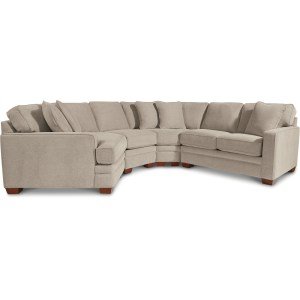 Meyer Stationary Sectional Sofa – La-Z-Boy